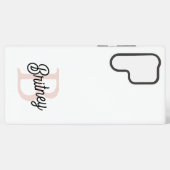 Modernes Personalisiertes Monogramm und Name Paste Samsung Galaxy Hülle (Rückseite (Horizontal))