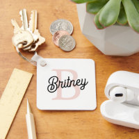 Modernes Personalisiertes Monogramm und Name Paste