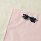 Modernes Personalisiertes Monogramm und Name Paste Strandtuch (Beispiel)