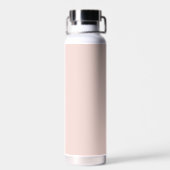 Modernes Personalisiertes Monogramm und Name Paste Trinkflasche (Rückseite)