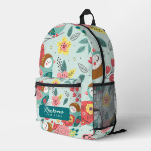 Modernes Personalisiertes Namensschild Bedruckter Rucksack