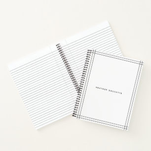 Modernes Personalisiertes Notebook Notizblock