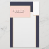 modernes Personalisiertes Papier aus der Mitte des (Vorderseite)