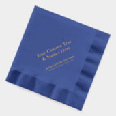 Modernes, Personalisiertes Party Servietten Mit Folie (Links)