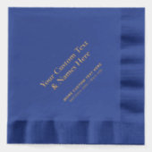 Modernes, Personalisiertes Party Servietten Mit Folie (Vorderseite)