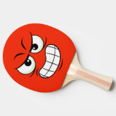 Modernes Personalisiertes Tischtennis-Angry-Gesich Tischtennis Schläger (Seitenansicht)