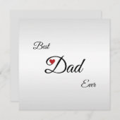 Modernes Personalisiertes Vatertagsgrüßen (Vorne/Hinten)