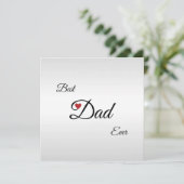 Modernes Personalisiertes Vatertagsgrüßen (Stehend Vorderseite)