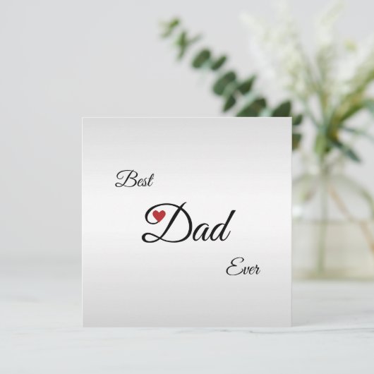 Modernes Personalisiertes Vatertagsgrüßen (Stehend Vorderseite)