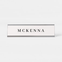 Modernes Personalisiertes Zuhause Office-Geschäft Schreibtischnamensplakette