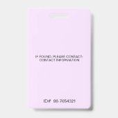 Modernes Personalwesen Ausweis (Rückseite)