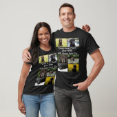 Modernes Pet-Memorial 6 FotoCollage T-Shirt (Unisex)