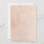 Modernes Petal und Prosecco-Brautparty Einladung (Rückseite)