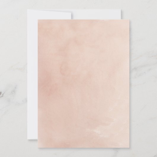 Modernes Petal und Prosecco-Brautparty Einladung (Rückseite)