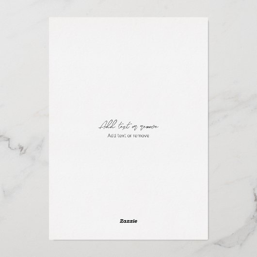 Modernes Petals & Prosecco Rose Brautparty Folieneinladung (Rückseite)