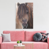 Modernes Pferdegemälde Leinwanddruck (Insitu (Wohnzimmer))