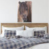 Modernes Pferdegemälde Leinwanddruck (Insitu (Schlafzimmer))
