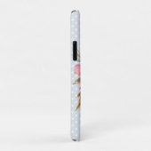 Modernes Pfirsich und rosa Blütenfarben Case-Mate iPhone Hülle (Hinten/Rechts)