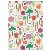 Modernes Pflanzenmuster Klemmbrett (Rückseite)