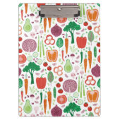 Modernes Pflanzenmuster Klemmbrett (Vorderseite)