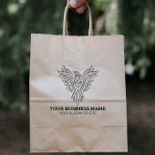 Modernes Phoenix kundenorientiertes Geschäft, groß Gummistempel