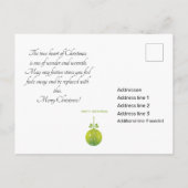 Modernes Pickleball, benutzerdefinierter Text Post Postkarte (Rückseite)