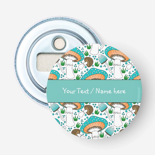 Modernes Pilzdesign Flaschenöffner (Vorderseite)