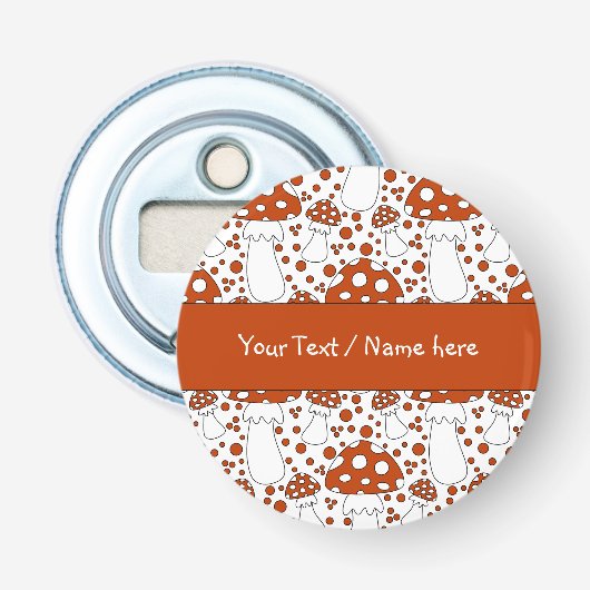 Modernes Pilzdesign Flaschenöffner (Vorderseite)