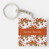 Modernes Pilzdesign Schlüsselanhänger (Vorderseite)