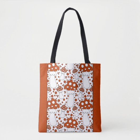 Modernes Pilzdesign Tasche (Vorderseite)