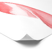 Modernes Pink Bow Baby Dusche Begrüßungszeichen Poster (Ecke)