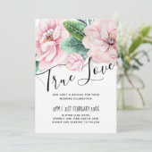 Modernes Pink Floral Black Wedding Budget (Stehend Vorderseite)