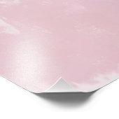 Modernes Pink Fruchtsmoothie Rezept Food Art Poste Fotodruck (Ecke)