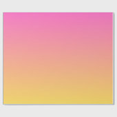 Modernes Pink & Gelb Geschenkpapier (Flach)