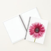 Modernes Pink Gerbera Daisy Sketch Notebook Notizblock (Innenseite)