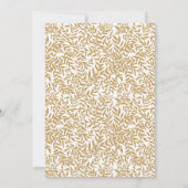 Modernes Pink & Gold Weihnachts-Cookie-Exchange-Pa Einladung (Rückseite)