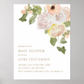 Modernes Pink Lemonade Sommer Kariert Begrüßungsze Poster (Vorne)