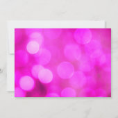 Modernes Pink Martini-Hochzeitsstift Brautparty Einladung (Rückseite)