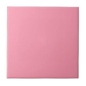 Modernes Pink Monochrom  Fliese (Vorderseite)