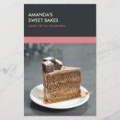 MODERNES PINK SCHWARZ-FOTO-VORLAGENKLASSEN WORKSHO FLYER (Hinten)