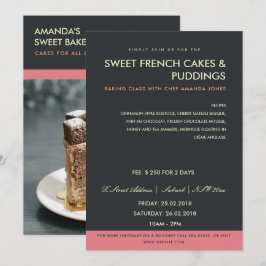 MODERNES PINK-SCHWARZES FOTO-WORKSHOP EINLADEN VOR EINLADUNG