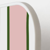 Modernes Pink Strip Pickleball Paddel Pickleball Schläger (Linke Seite)