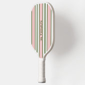 Modernes Pink Strip Pickleball Paddel Schläger (Links)