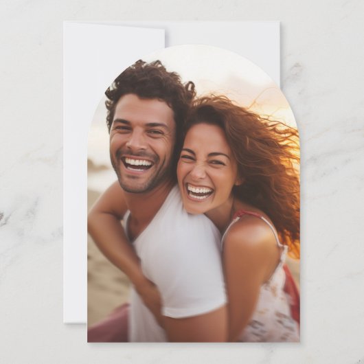 Modernes Pink Tree Foto Frohe Weihnachtskarte Einladung (Rückseite)