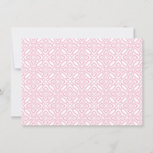 Modernes Pink Wavy Line Lemons Brautparty Dankeskarte (Rückseite)