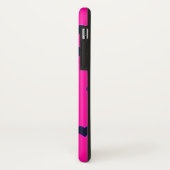 Modernes PinkBlack Hearts iPhone Gehäuse Case-Mate iPhone Hülle (Hinten/Links)