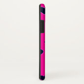 Modernes PinkBlack Hearts iPhone Gehäuse Case-Mate iPhone Hülle (Hinten/Rechts)