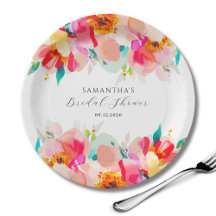 Modernes pinkfarbenes Brautparty