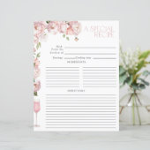 Modernes pinkfarbenes Brautparty Rezept (Stehend Vorderseite)