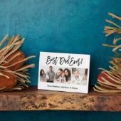 Modernes Pinselskript 3 Foto Bester Vater je Fotoplatte (Seite)